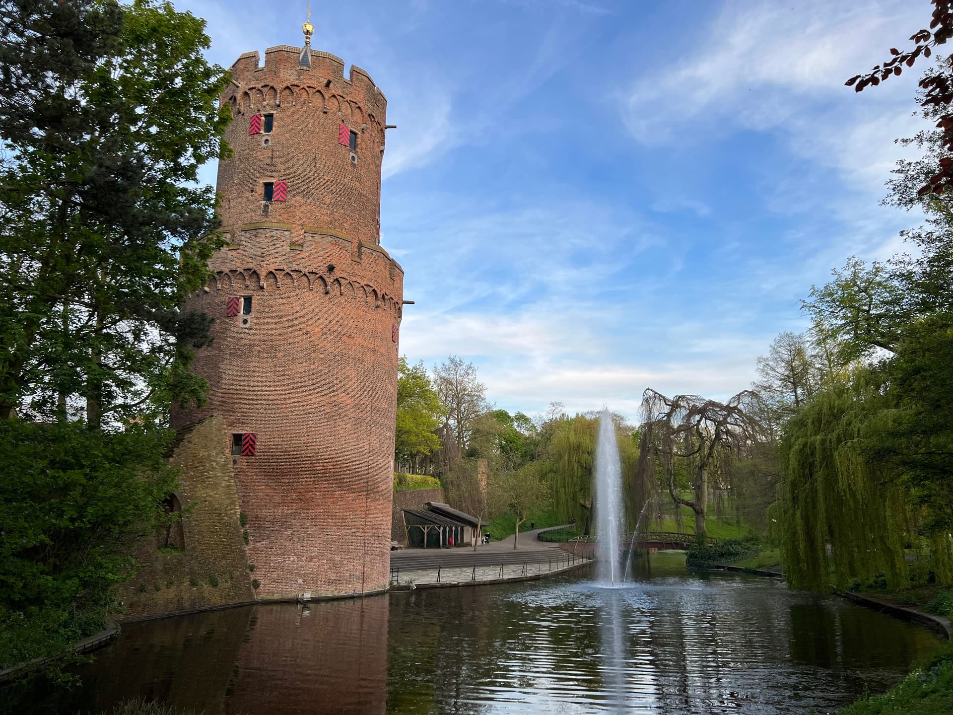 Kronenburgerpark, Nijmegen - Detail stadsmuur
